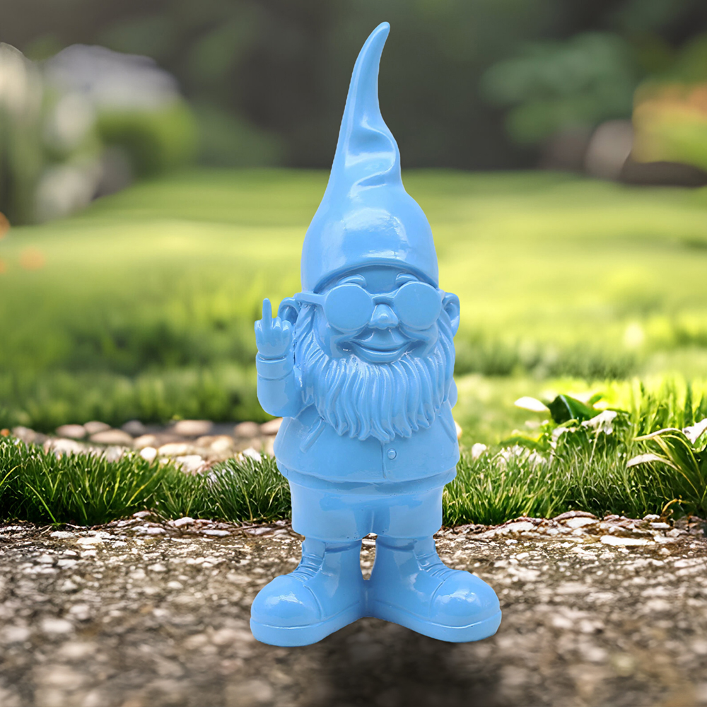 Statue Gnomes Behaving Badly Blue 27cm