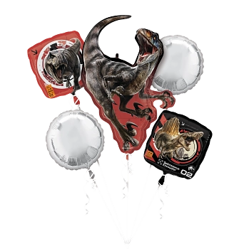 Anagram Jurassic World Foil Balloon Bouquet
