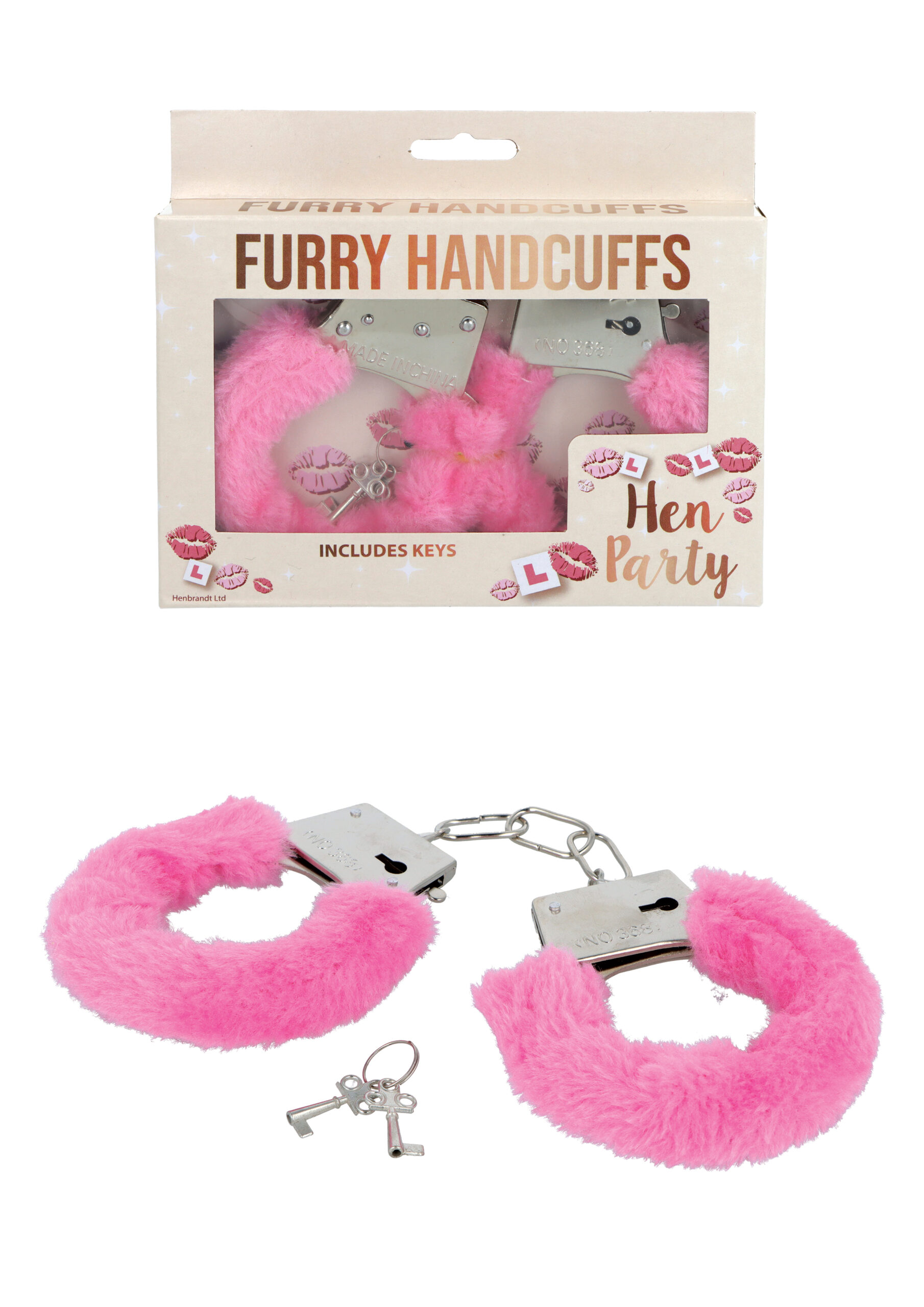 Hen Party Pink Furry Handcuffs