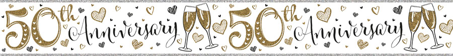 Tiger Feet 6 Pack Banner 50th Anniversary 2.6M