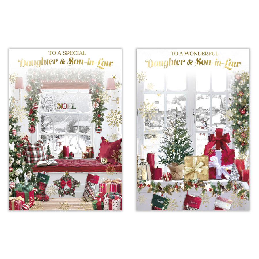 Poppyhill C50 Christmas Daughter & Son-In-Law 12pk