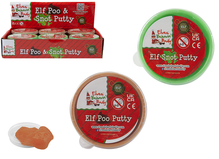 PMS International 12 Pack Elf Snot/Poo Putty