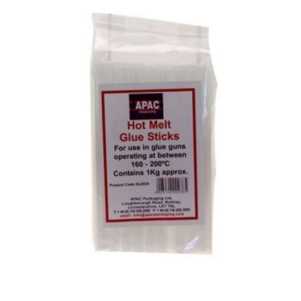 Hot Melt Glue Sticks 1kg Bag (19cm x 10mm)