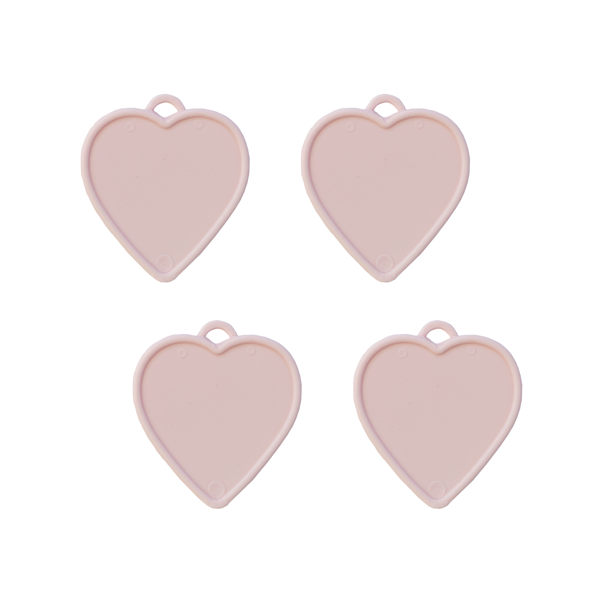 Sear 100 Pack Balloon Weights Pastel Pink Heart 8g