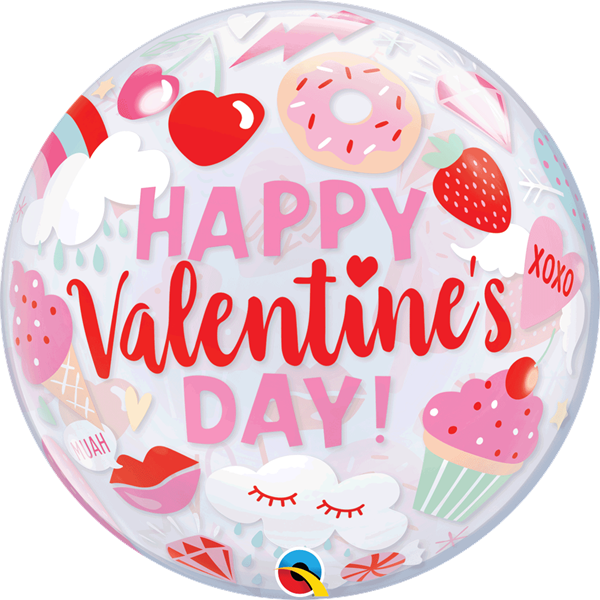 Bubble Balloon 22" Everything Valentine's
