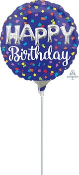 Anagram Birthday Balloon Letters 4" Foil Balloon