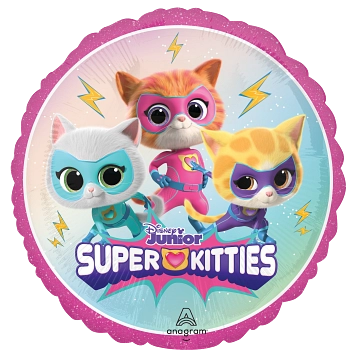 Anagram Foil Balloon Super Kitties 18