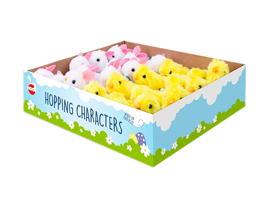 Easter Hopping Character Bunny/Chick 24pk