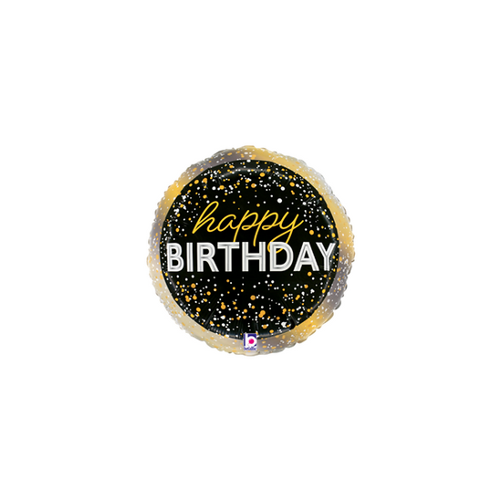 Grabo Mini Metallic Happy Birthday 9" Foil Balloon