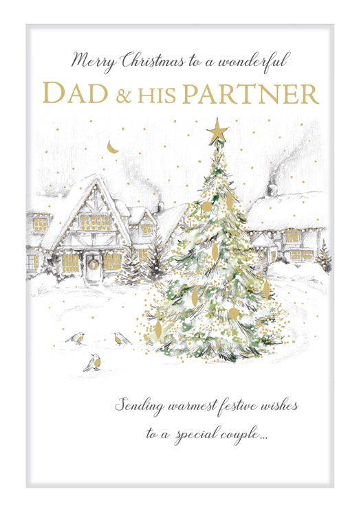 Regal 6 Pack C75 Cards Christmas Dad & Partner