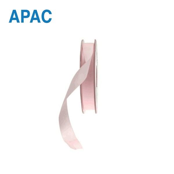 APAC Ribbon Satin Baby Pink 25mm x 20M