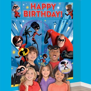 The Incredibles Scene Setter & Photo Props 17pce
