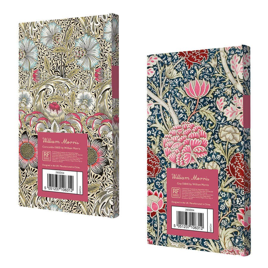 Diary Slim William Morris 2027 24pk