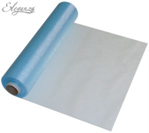 Eleganza Organza Roll Light Blue 25m