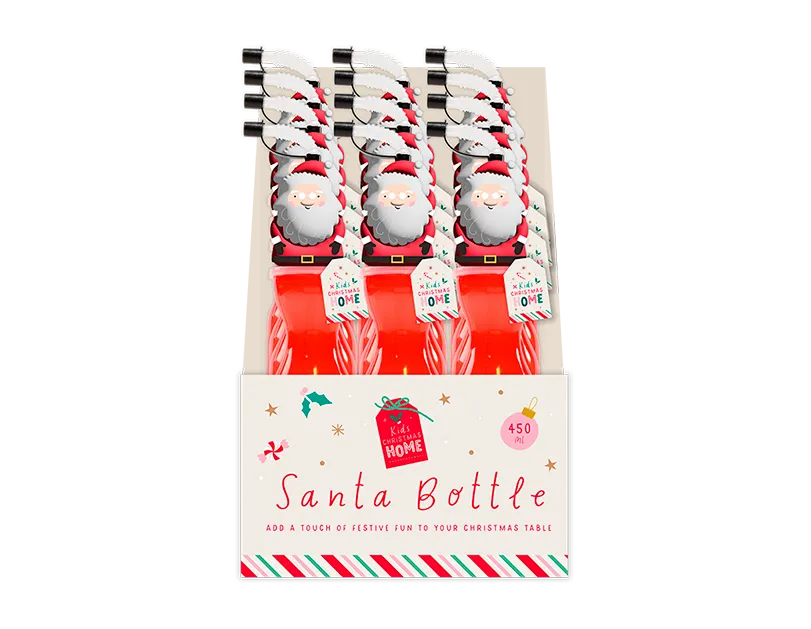 Gem Imports Drinks Bottle Santa 450ml