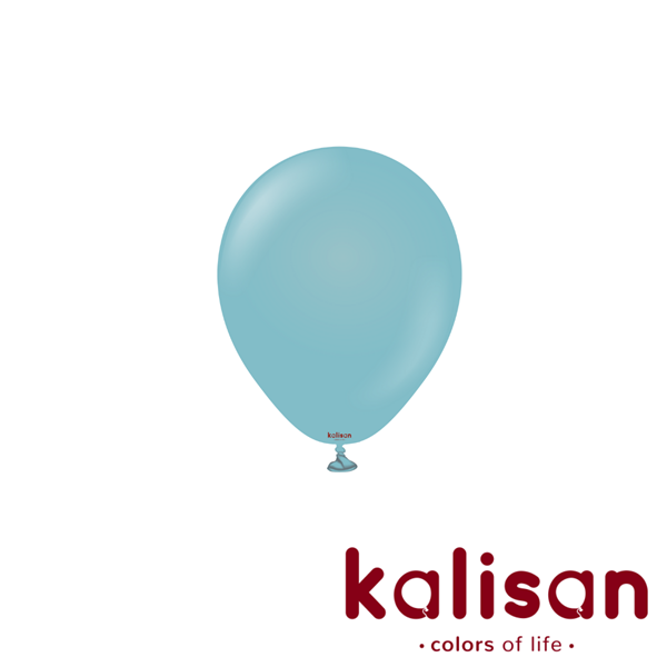 Kalisan Retro Blue Glass 5" Latex Balloons 100pk