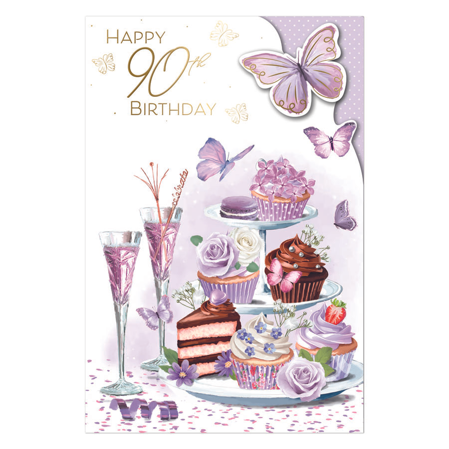 Prelude 6 Pack Cards C75 Birthday Age 90