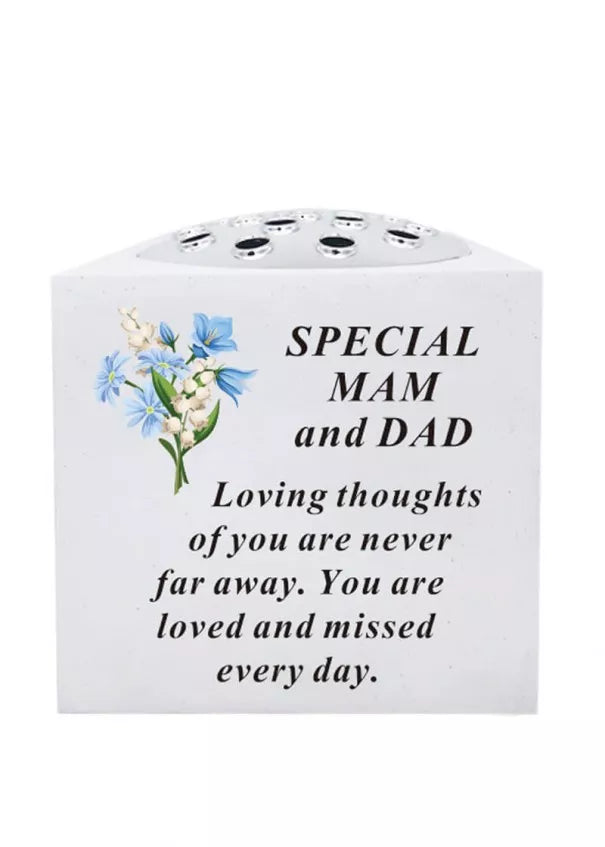 David Fischoff Rose Bowl floral keepsake, a decorative ceramic memento for parents, featuring a rose bowl design.