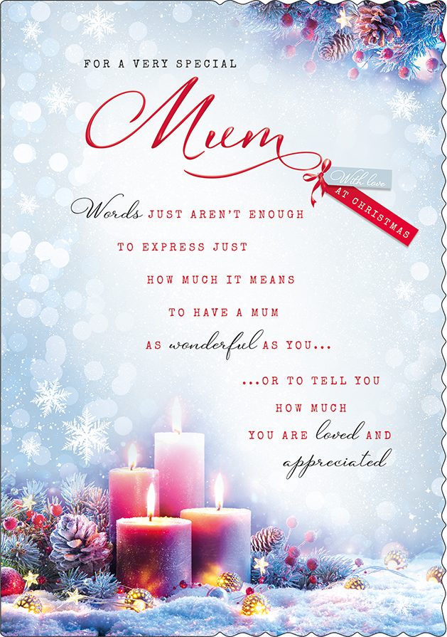 Regal 6 Pack C90 Cards Christmas Mum