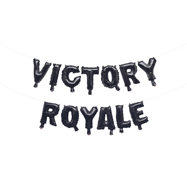 Unique Victory Royale 8" Foil Balloon Banner