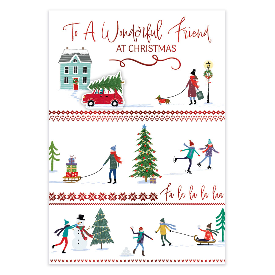 Prelude 6 Pack Cards Christmas C50 Friend