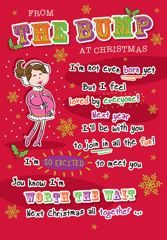 Regal 6 Pack C75 Cards Christmas From The Bump