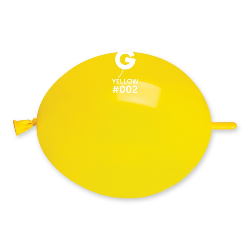Gemar 100 Pack Latex Balloons Glink Yellow 6