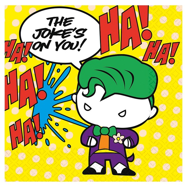 DC Batman vs Joker Party Lunch Napkins 16pk