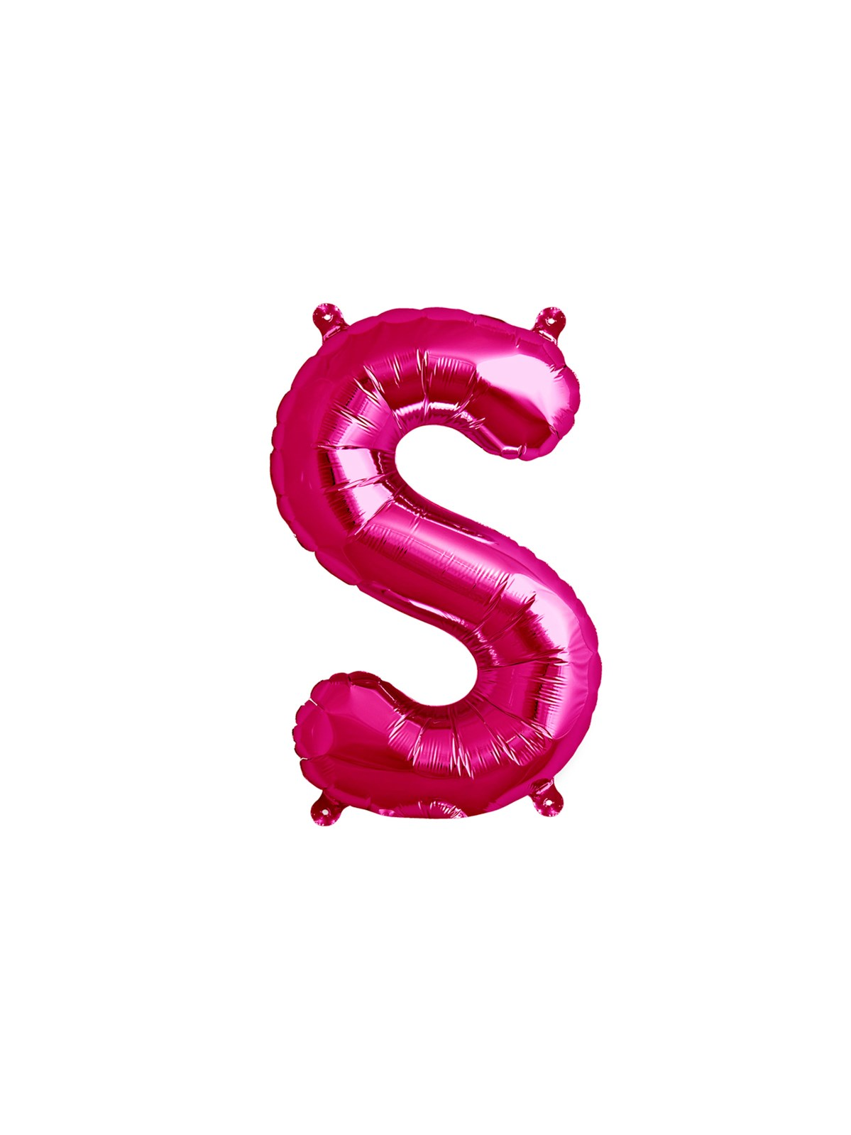 Northstar Foil Balloon Magenta 16" Letter S