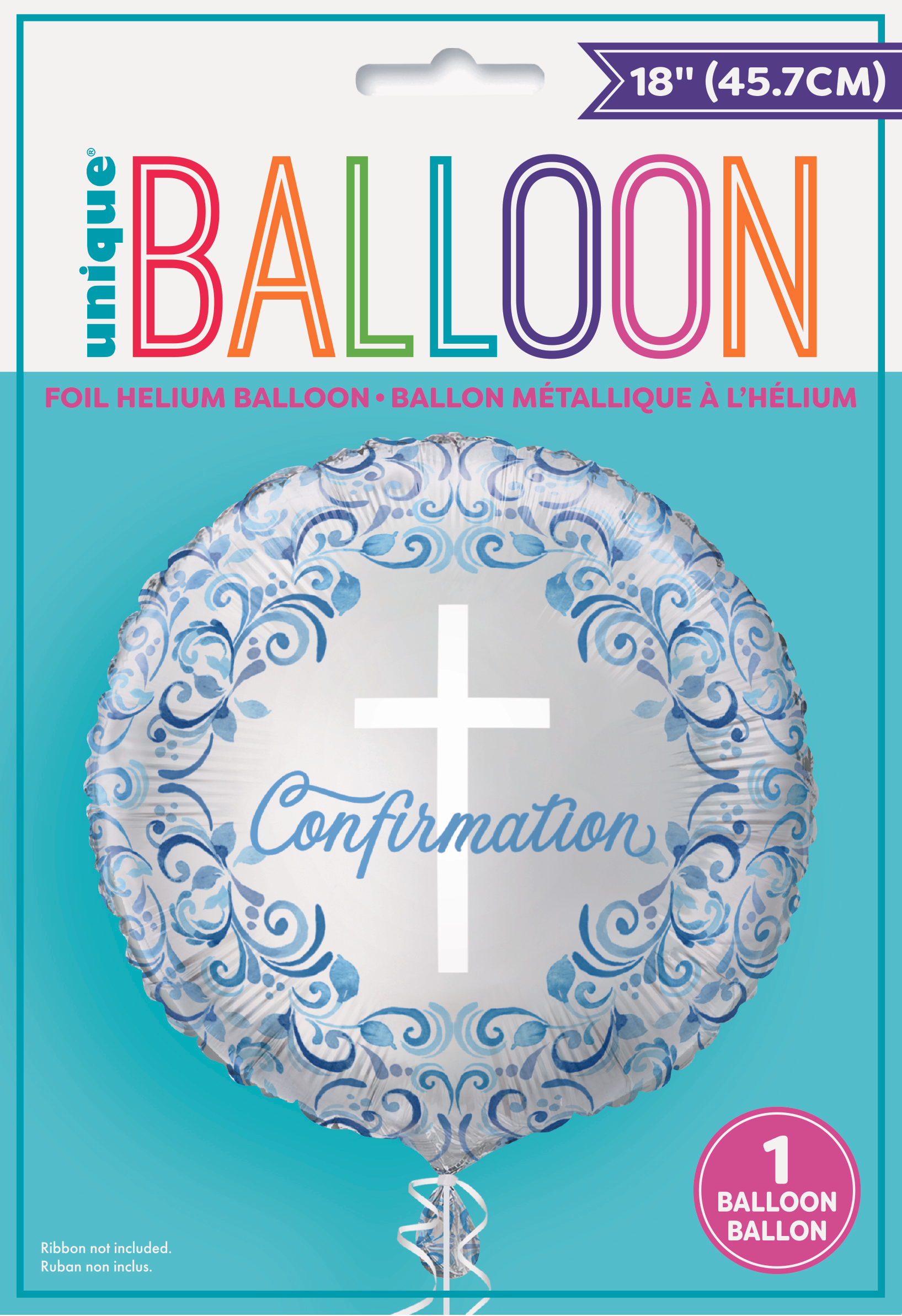 Unique Foil Balloon Blue Confirmation Holy Cross