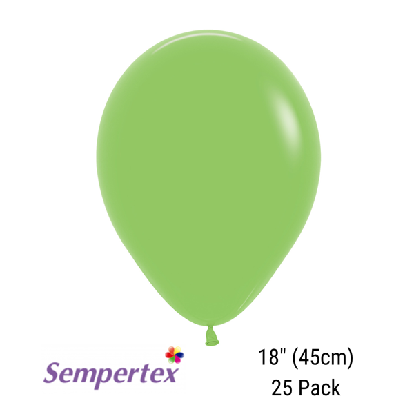 Sempertex Fashion Lime Green 18" Latex 25pk