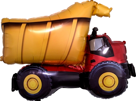 Anagram Dump Truck 32" Supershape Foil Balloon
