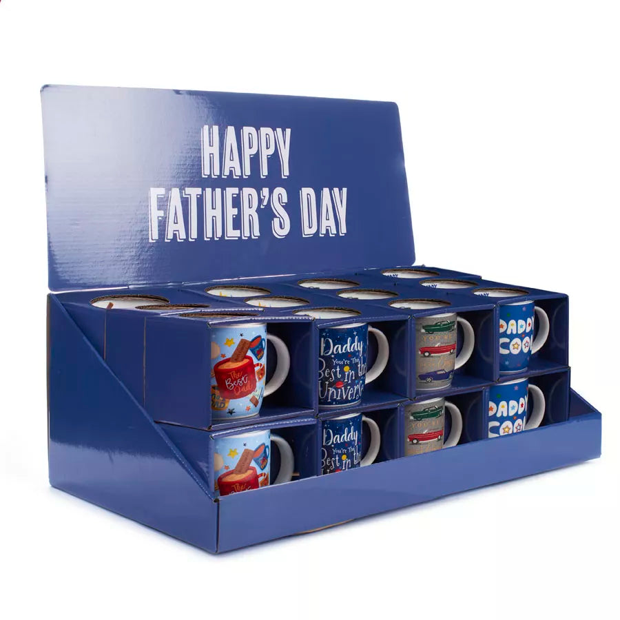 Tiger Feet Mug from the Father's Day Collection featuring a colorful tiger paw print design on a ceramic mug.