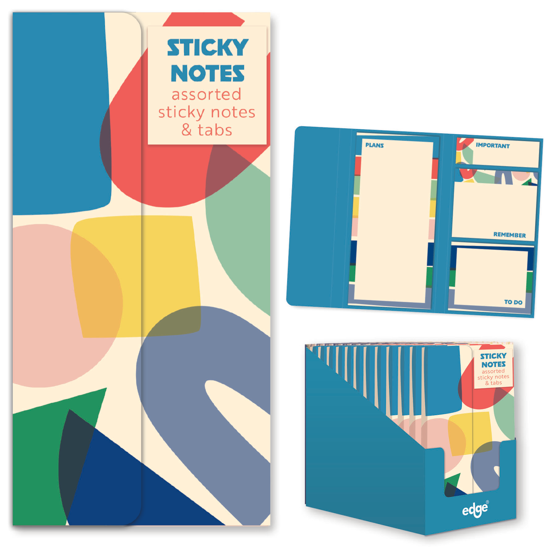 IG Design Group Sticky Note Set Big Riso