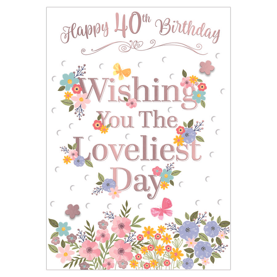 Prelude 6 Pack Cards C90 Birthday Age 40