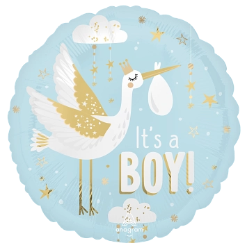 Anagram Special Delivery Boy 18" Foil Balloon