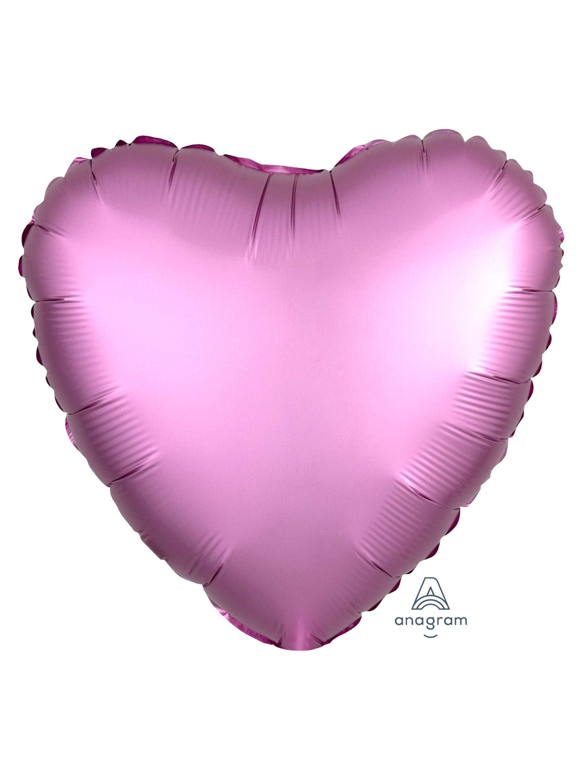 Anagram Foil Balloon Satin Luxe Pink Heart 18"