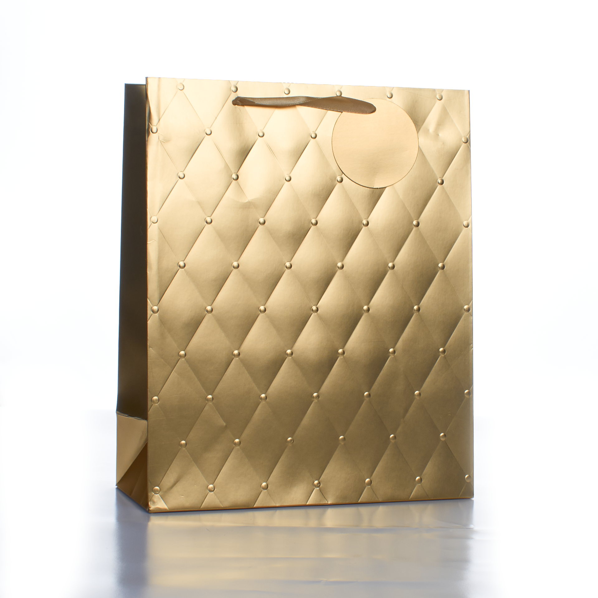 Tulip 6 Pack Gift Bags Gold Foil Embossed Medium