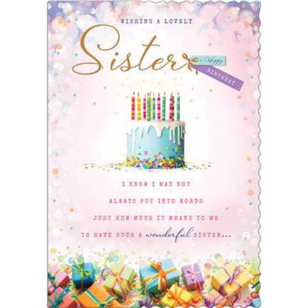 Regal 6 Pack Cards C75 Everyday Birthday Sister
