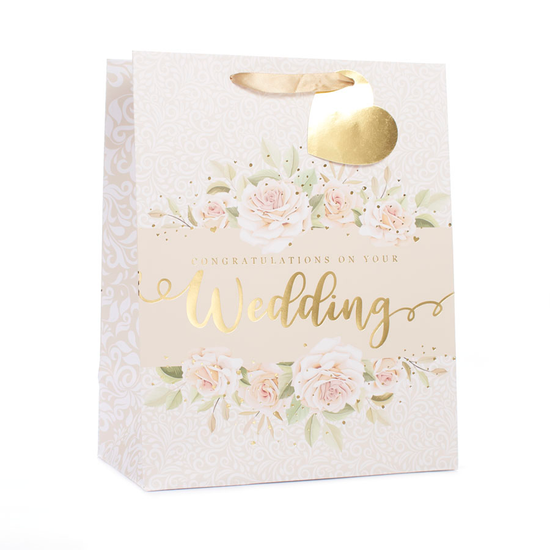 Tiger Feet 6 Pack Gift Bag Wedding Floral Large