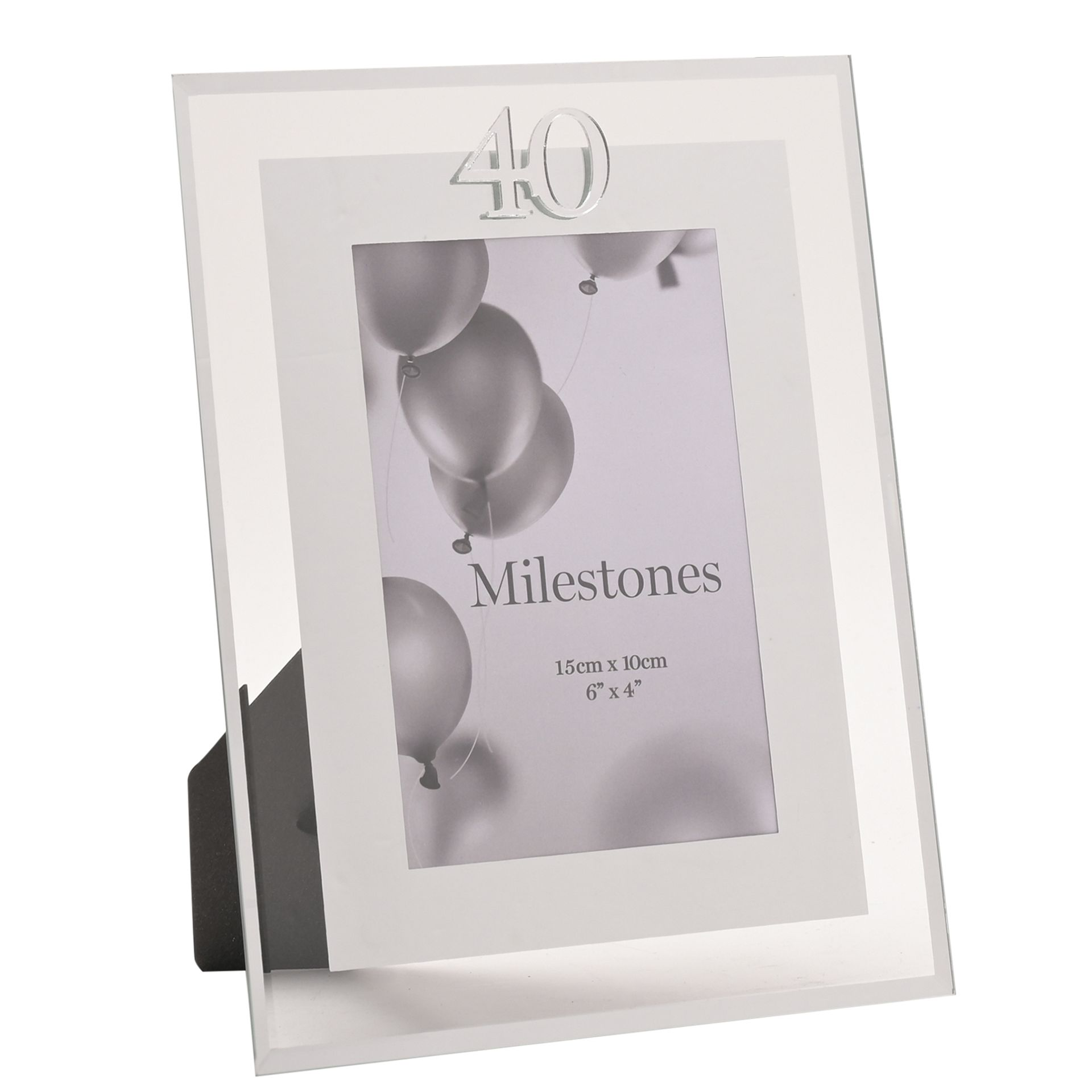 Milestones Frame Silver Age 40 4x6