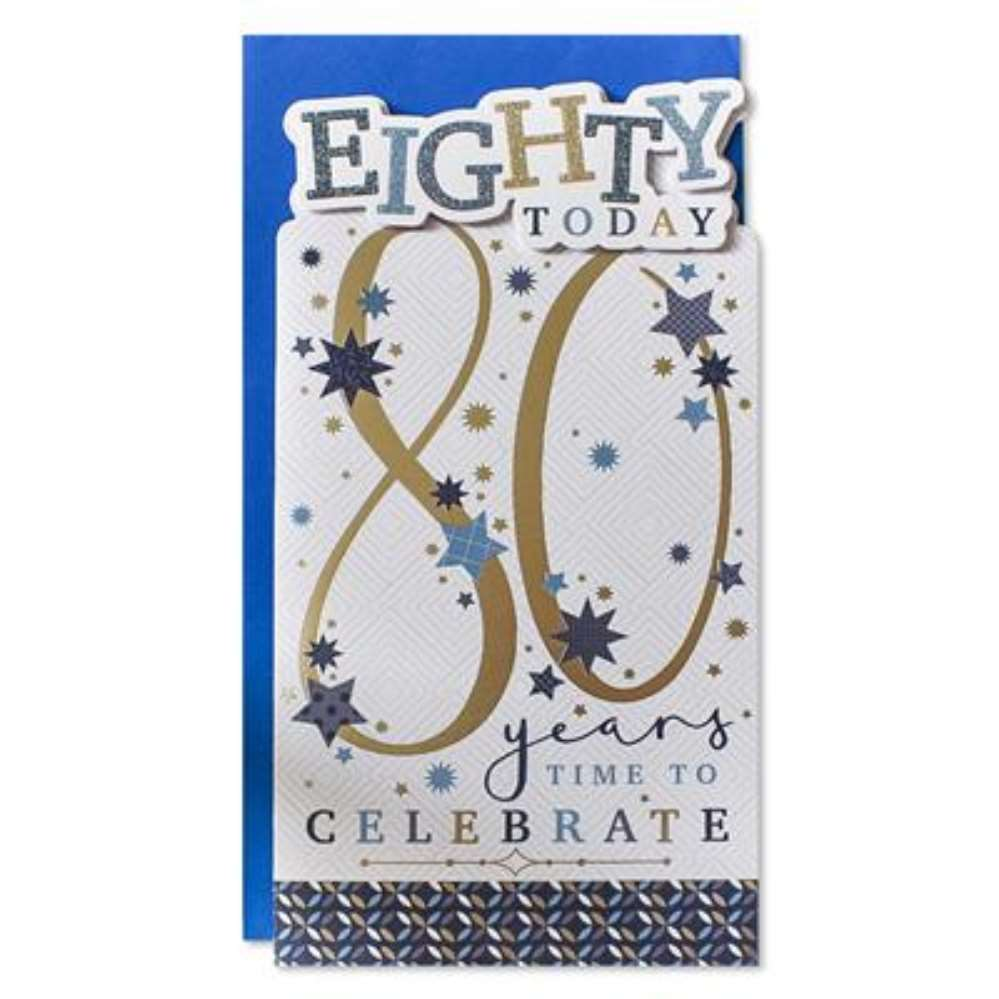 Prelude Platinum C55 Birthday Age 80 6pk