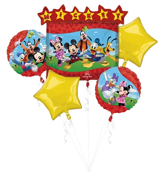 Anagram Foil Balloon Bouquet Mickey Clubhouse