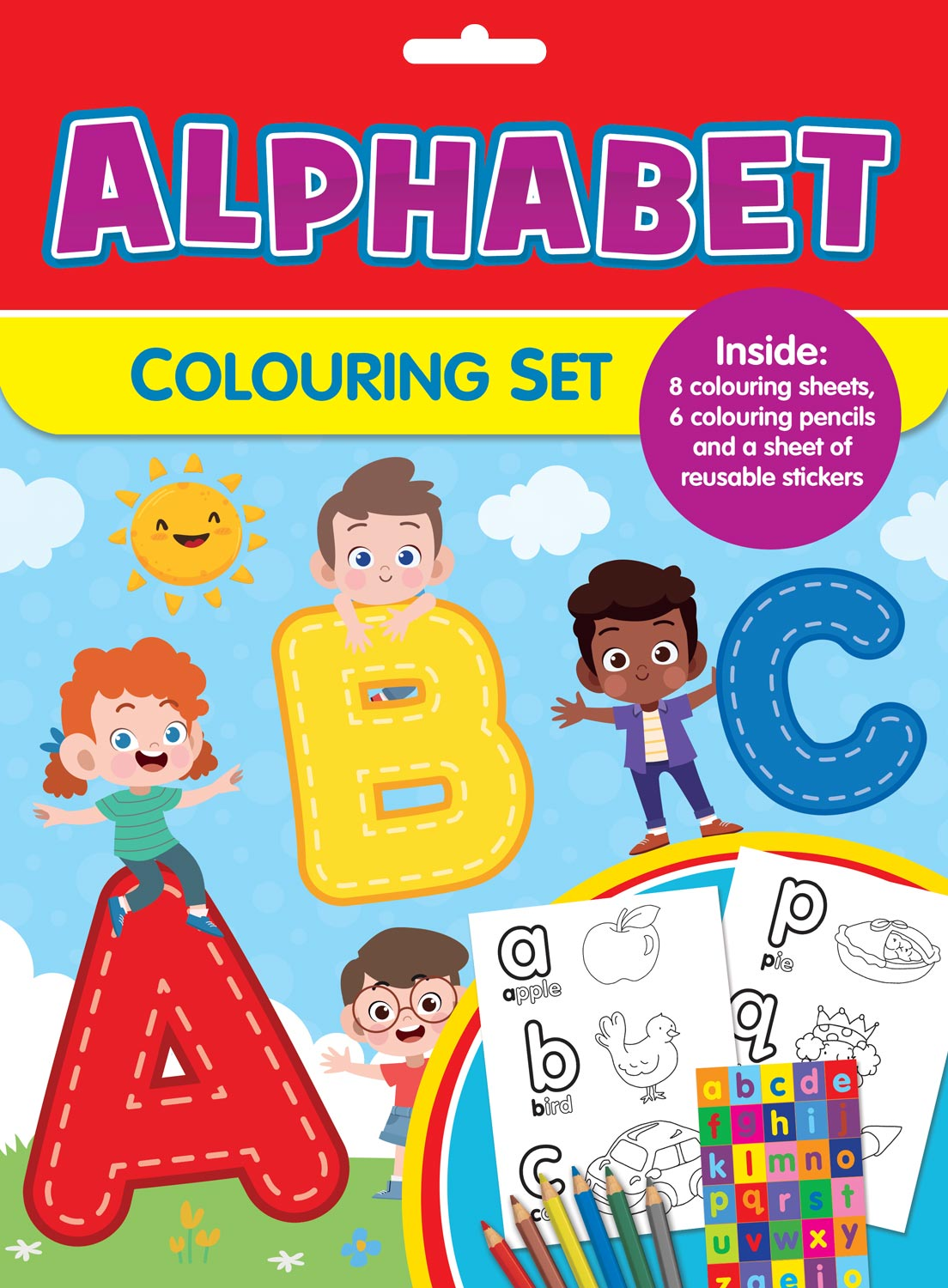Alligator Products Colouring Book Alphabet