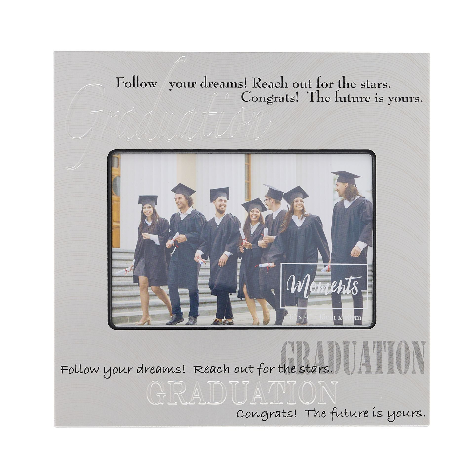 Widdop Photo Frame Graduation Satin Embossed 6x4