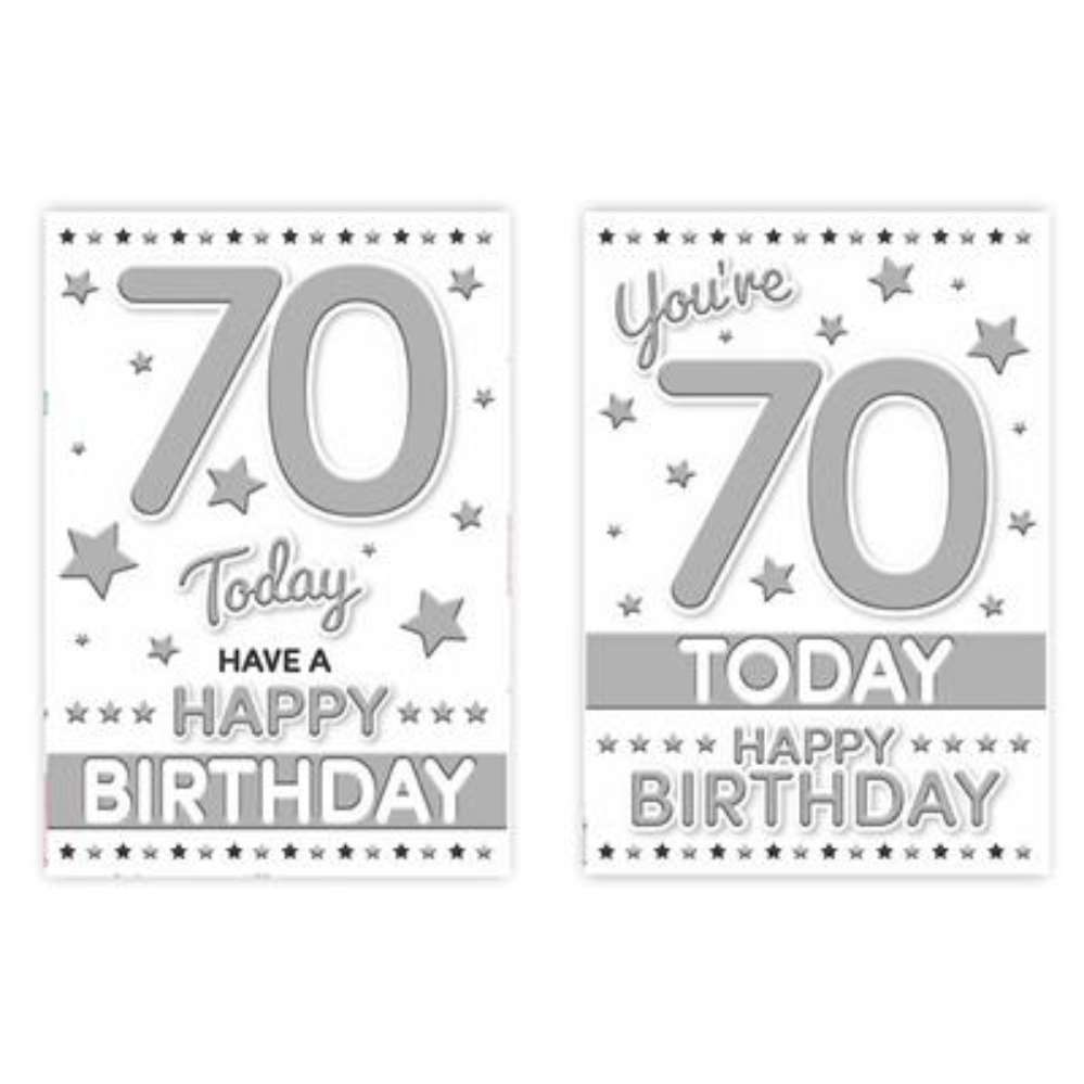 Poppyhill C50 Birthday Age 70 12pk