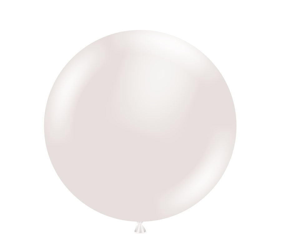 Tuftex 24" Sugar White Latex Balloons 3Pk
