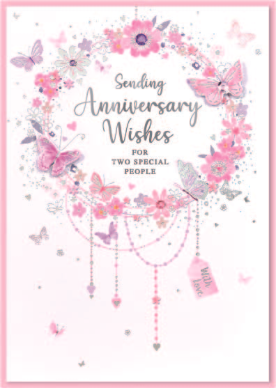 Isabel's Garden 6 Pack Cards C50 Your Anniversary