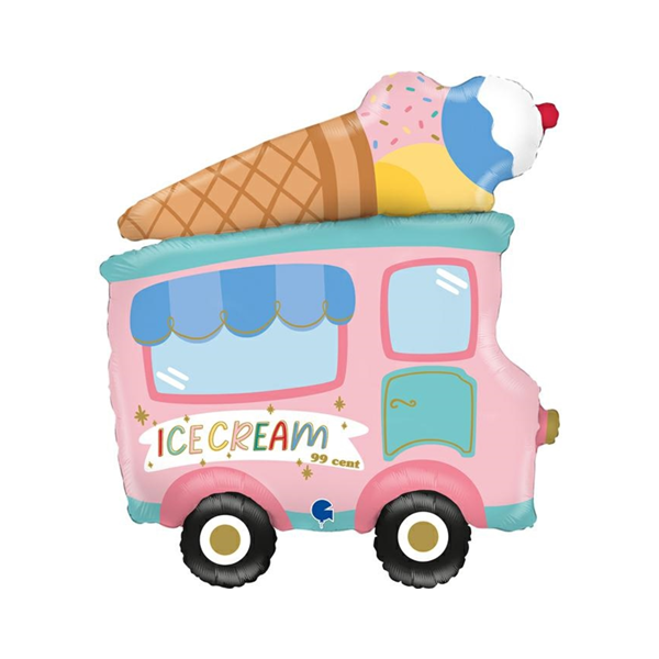 Foil Balloon 29" 60's Style Ice Cream Van