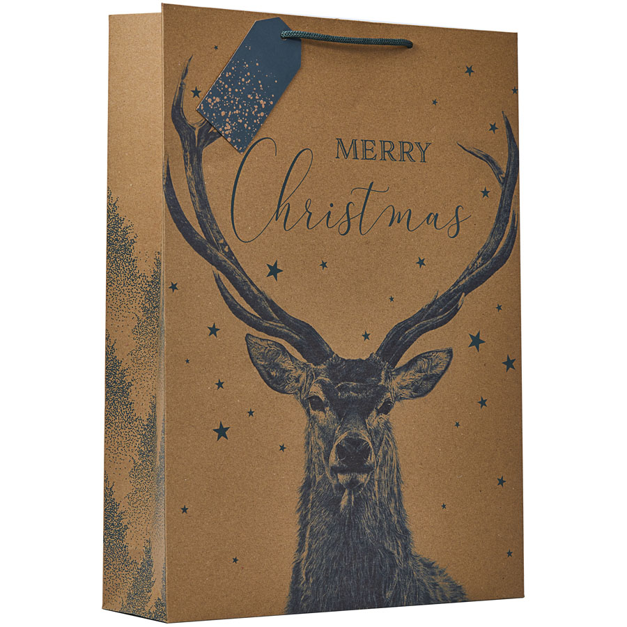 Partisan 6 Pack Gift Bag Majestic Stag Extra Large